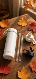 DRINCO® Stainless Steel Water Bottle - Artic White